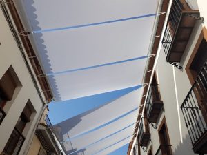 Toldos Vela 7 FABRICACION Pasacalles Montoro Cordoba 2018 6 1