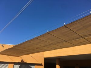 Toldo corredero Colegio Liceo 2