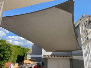 Vela tensada patio particular Otura Margarita Pad