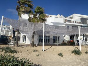 Velas troqueladas blancas con mástil (22)